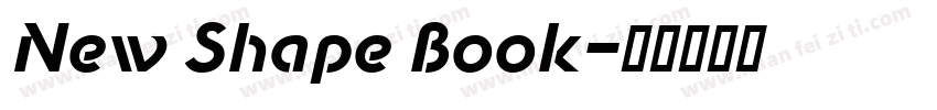 New Shape Book字体转换